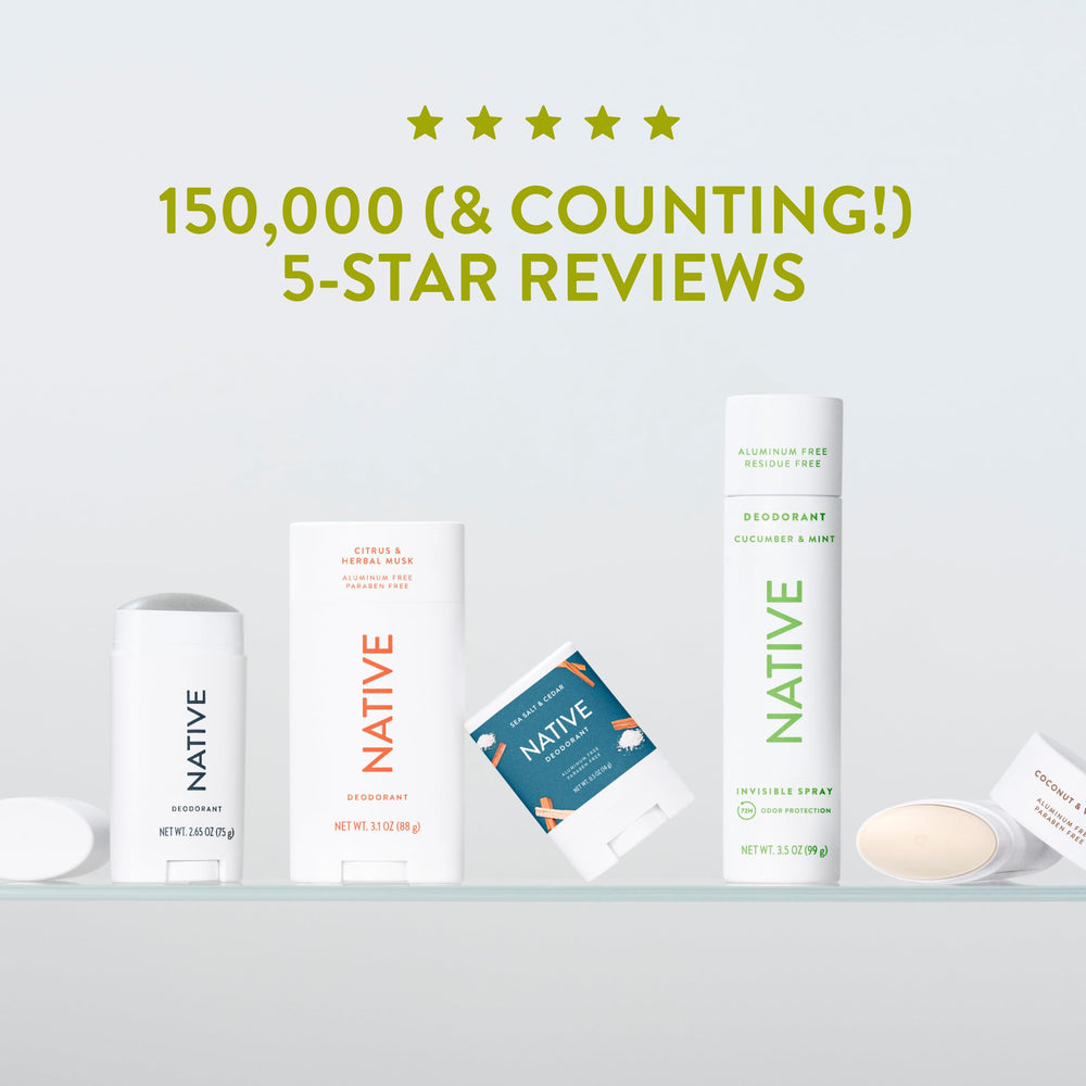 Fórmula cruelty-free de Native Sensible, no prueba en animales.