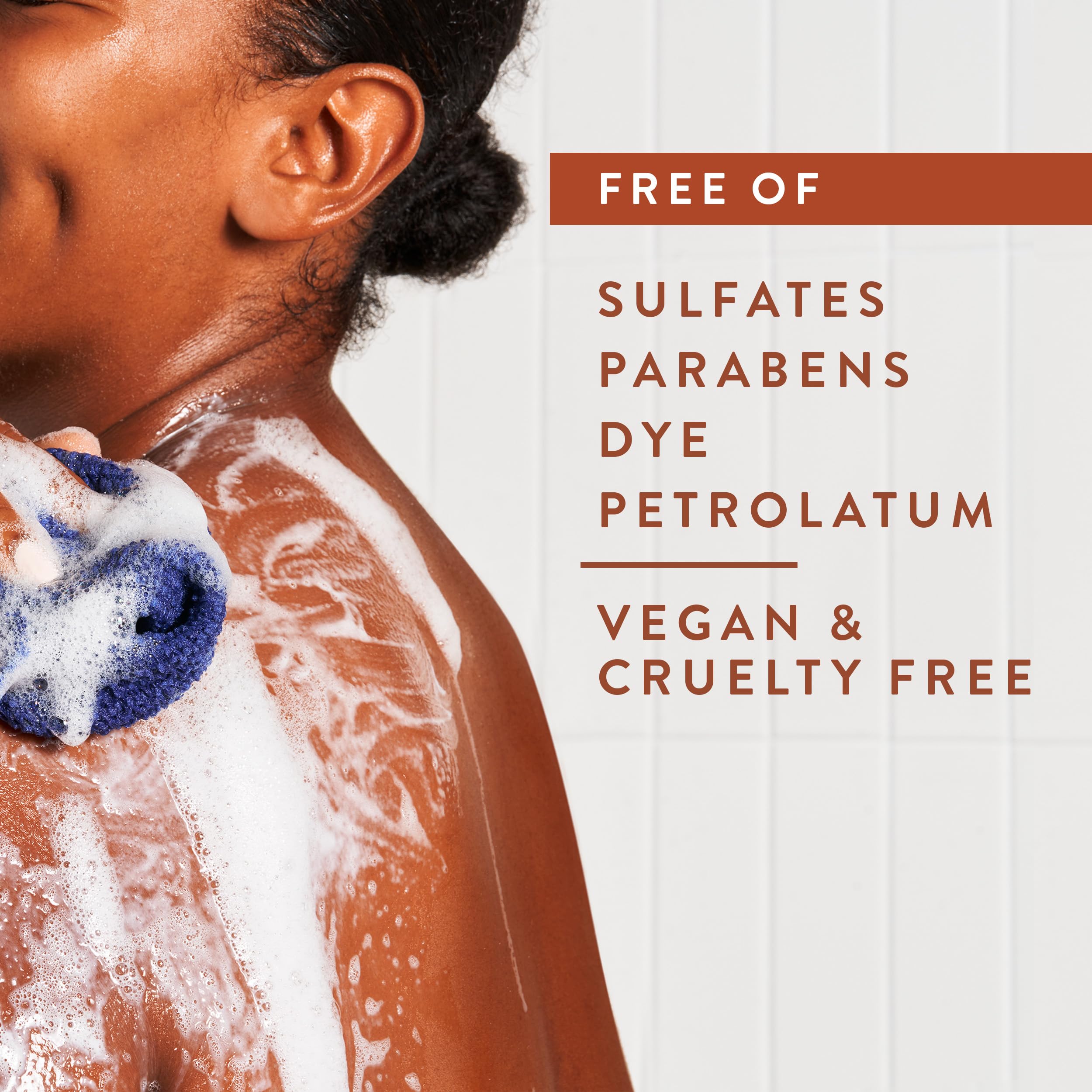 Shea butter ingredients visible in Native body wash