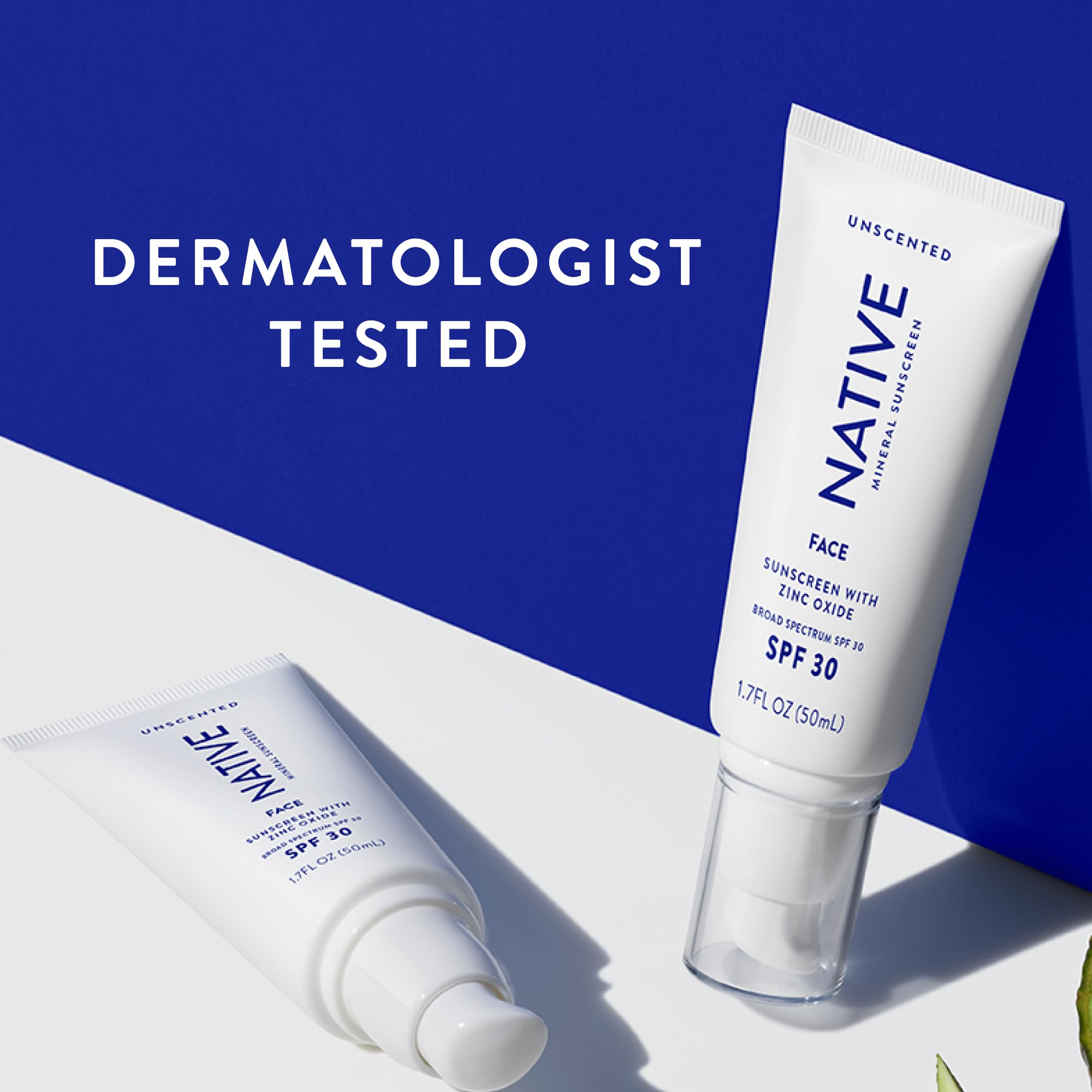 Native Sunscreen swatch on skin shows lightweight, smooth texture for daily wear