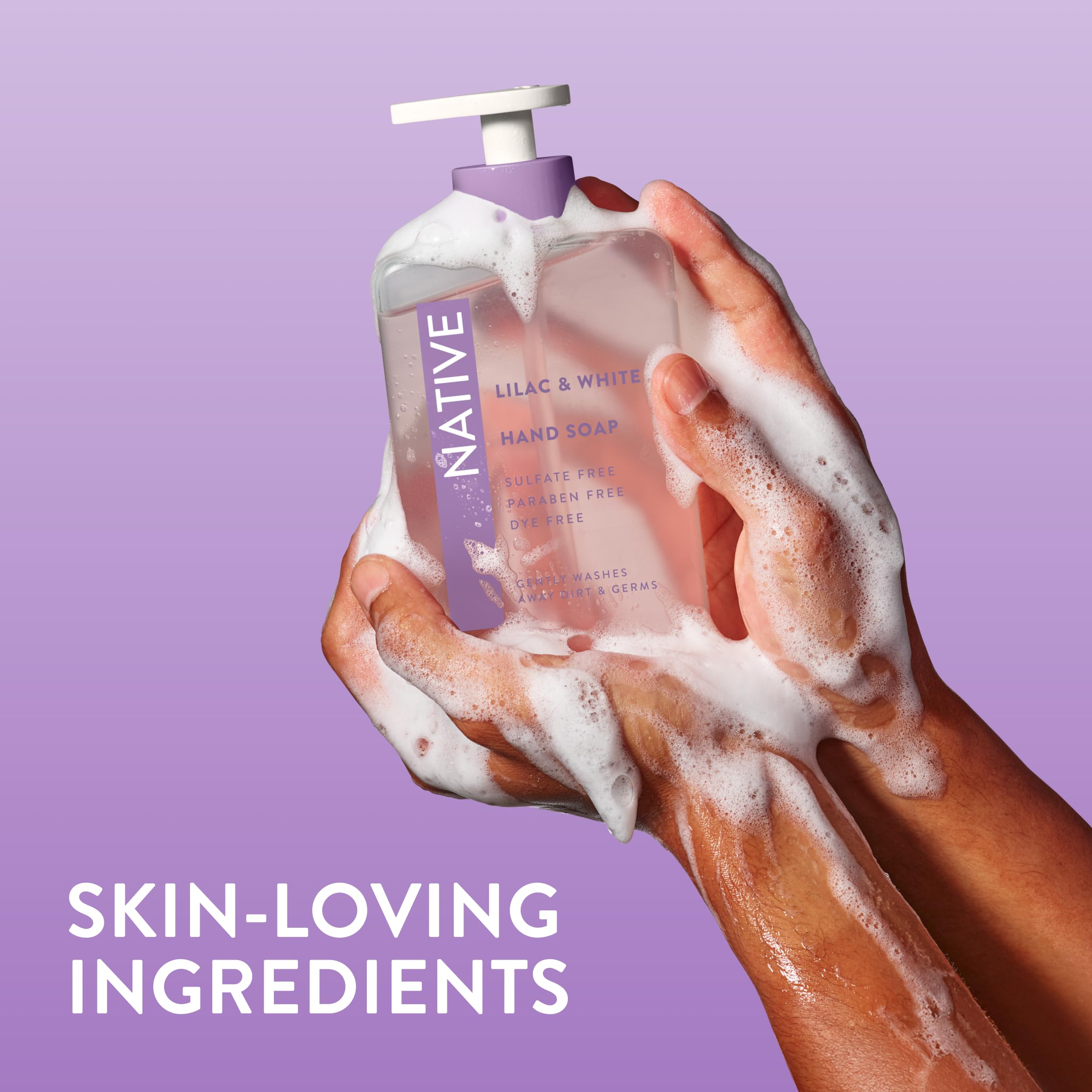 Native Vegan Cruelty-Free icon signals ethical care alongside effective washing