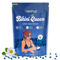 Natreza chamomile hard wax beads pack for at-home hair removal.
