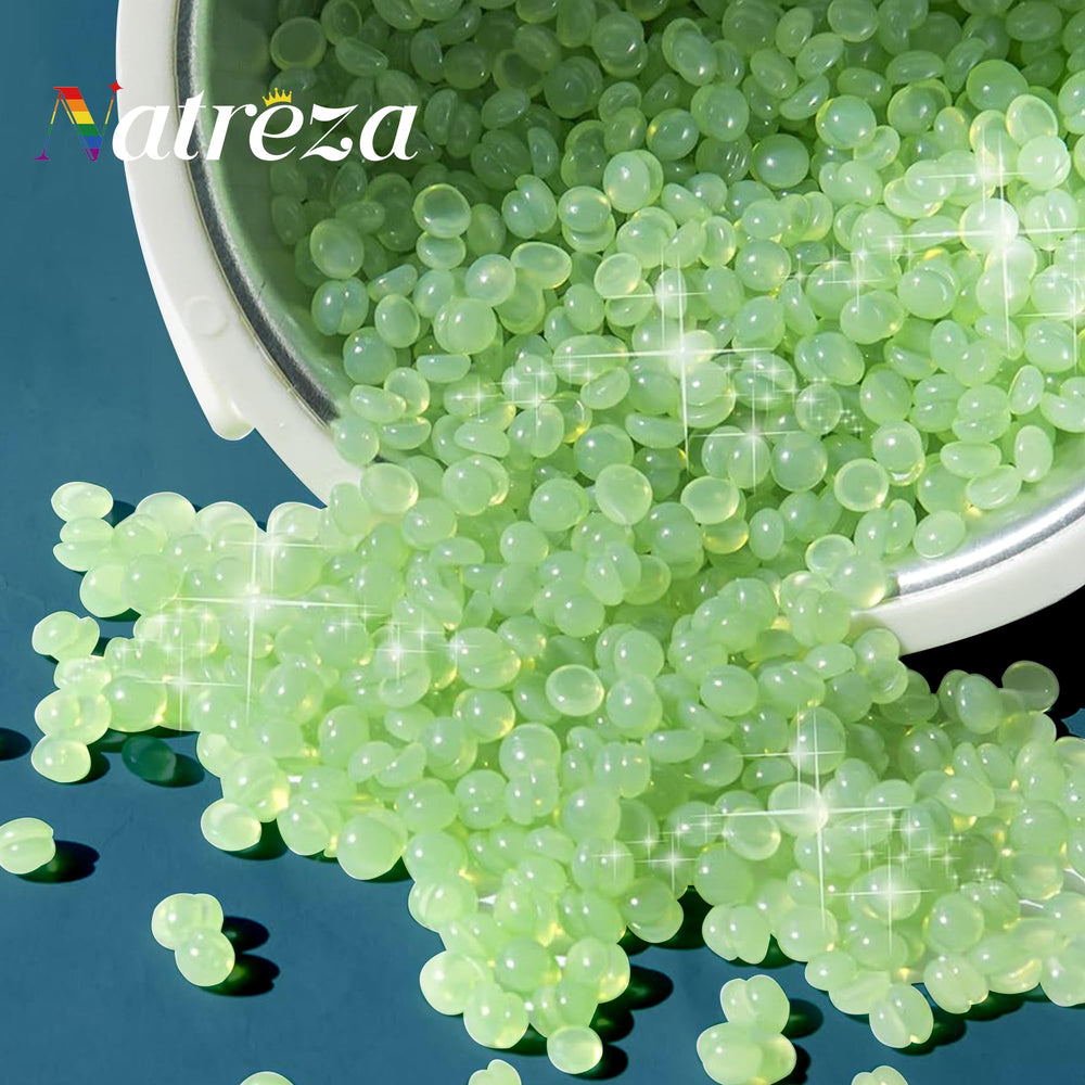 Natreza hard wax beads for bikini area provide controlled, comfortable waxing.
