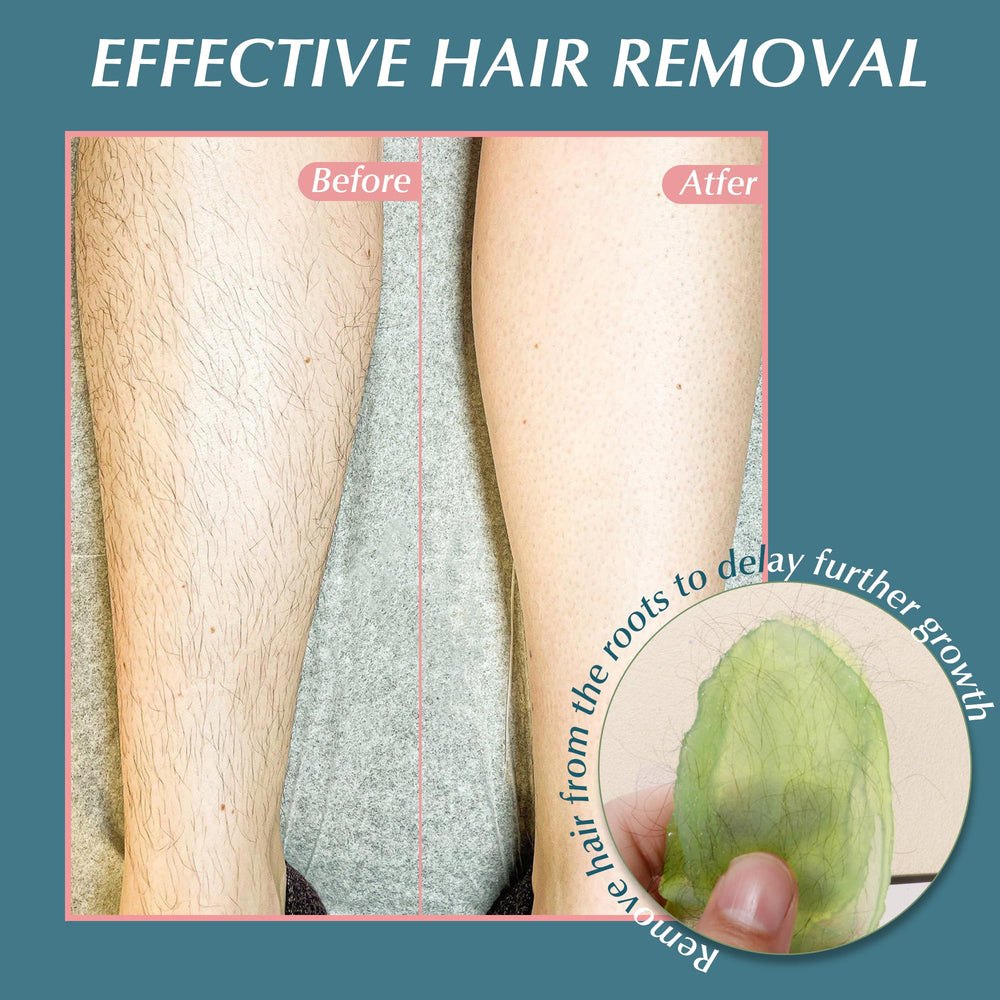 Natreza hard wax beads for the chin deliver gentle, consistent wax pull.