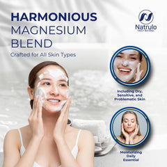 Exfoliante suave de magnesio Natrulo para una piel renovada