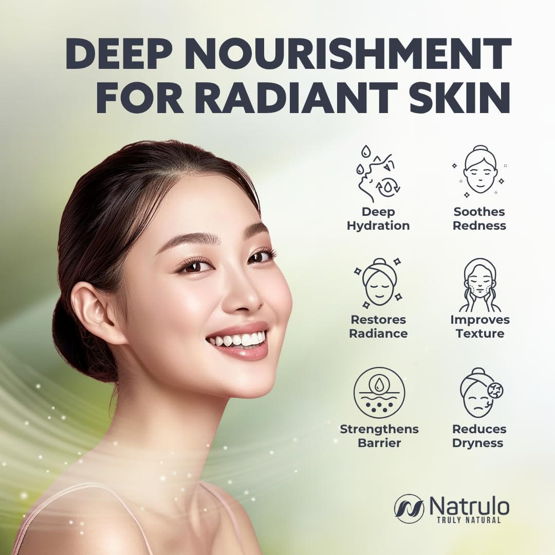 Application closeup showing smooth spreading of Natrulo Beef Tallow Serum.