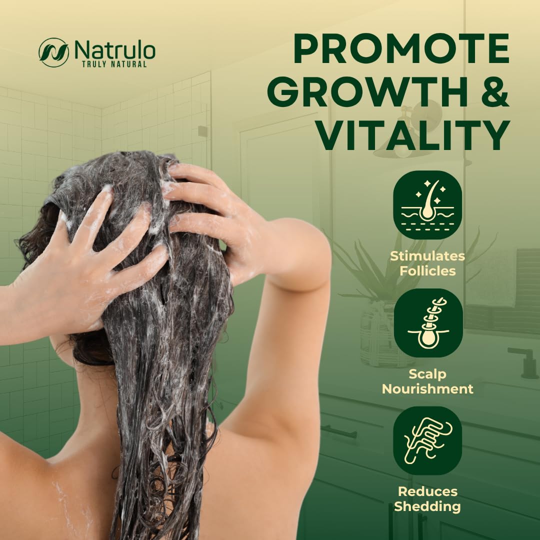 Natrulo champú en barra para cabello fino con mayor volumen.