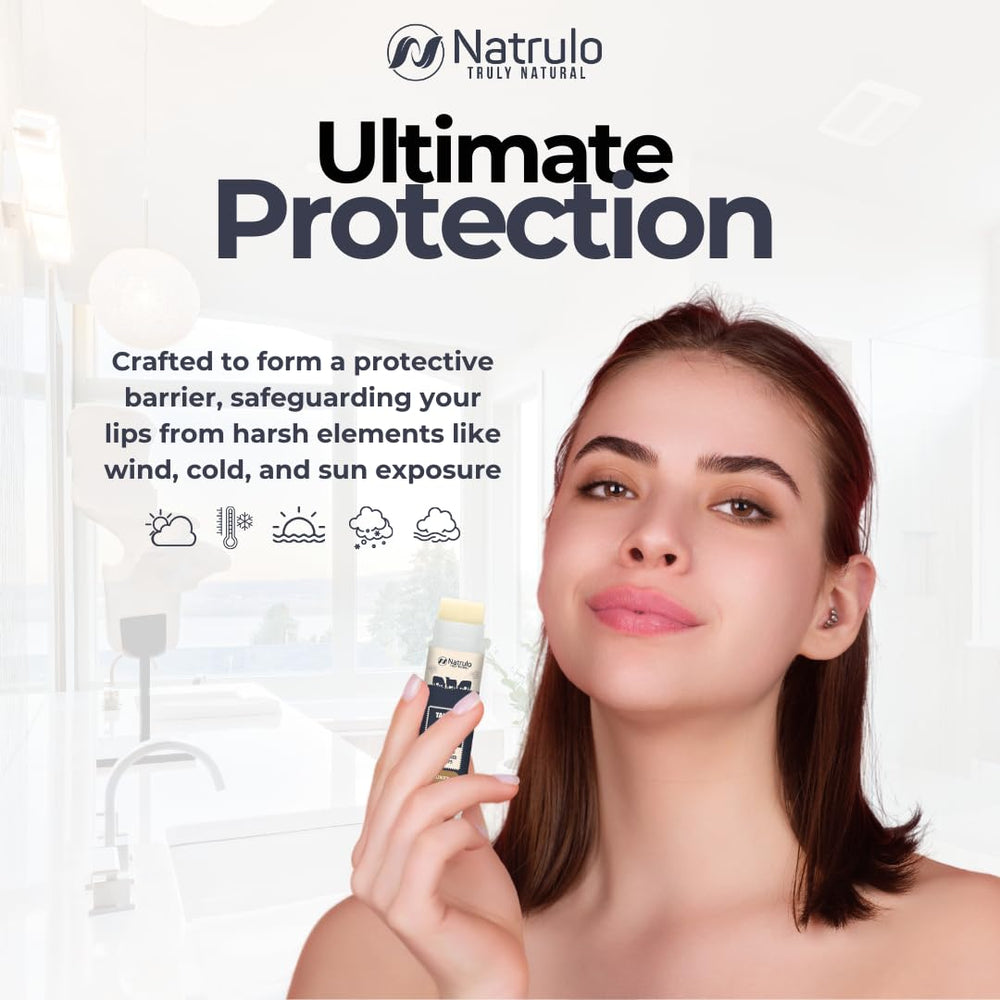 Natrulo Lip Balm texture offers lasting smoothness with minimal reapplication