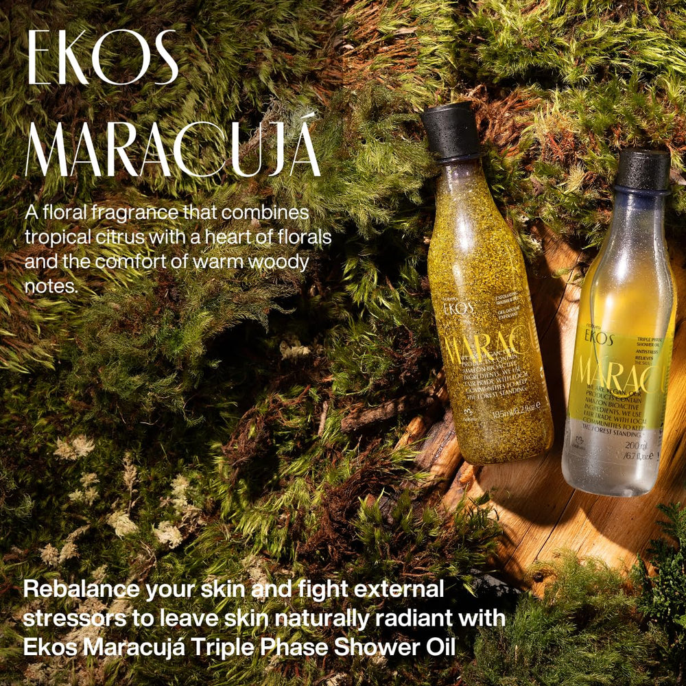 Natura bottle shown mid-blend of three phases for easy use