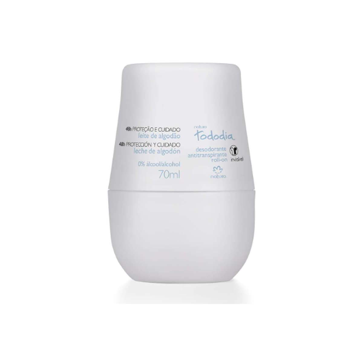 Natura Todo Día Leche de Algodón, desodorante con aplicador para frescura duradera.