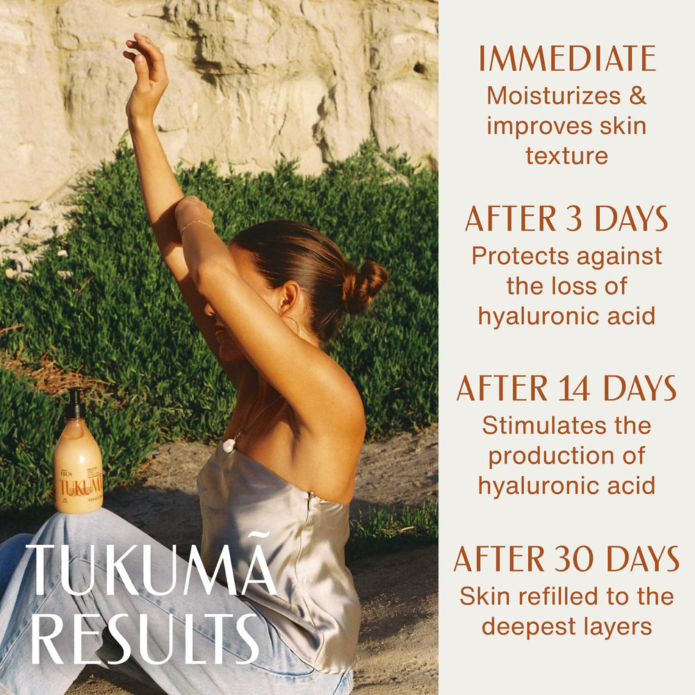 Natura Tukuma butter jar emphasizing rich, nourishing vegan moisturizer.
