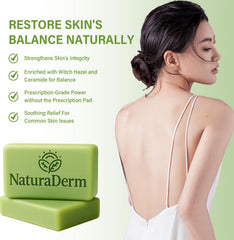 Natura Derm barra facial arbol de te espumosa: experiencia refrescante para uso diario.