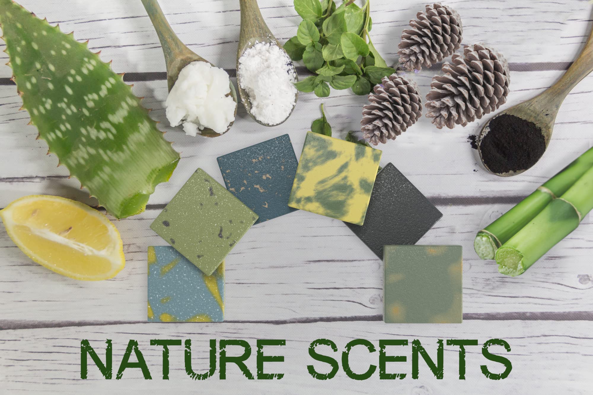 Natural American Elements Citrus Bamboo soap for fresh, citrusy masculine fragrance.