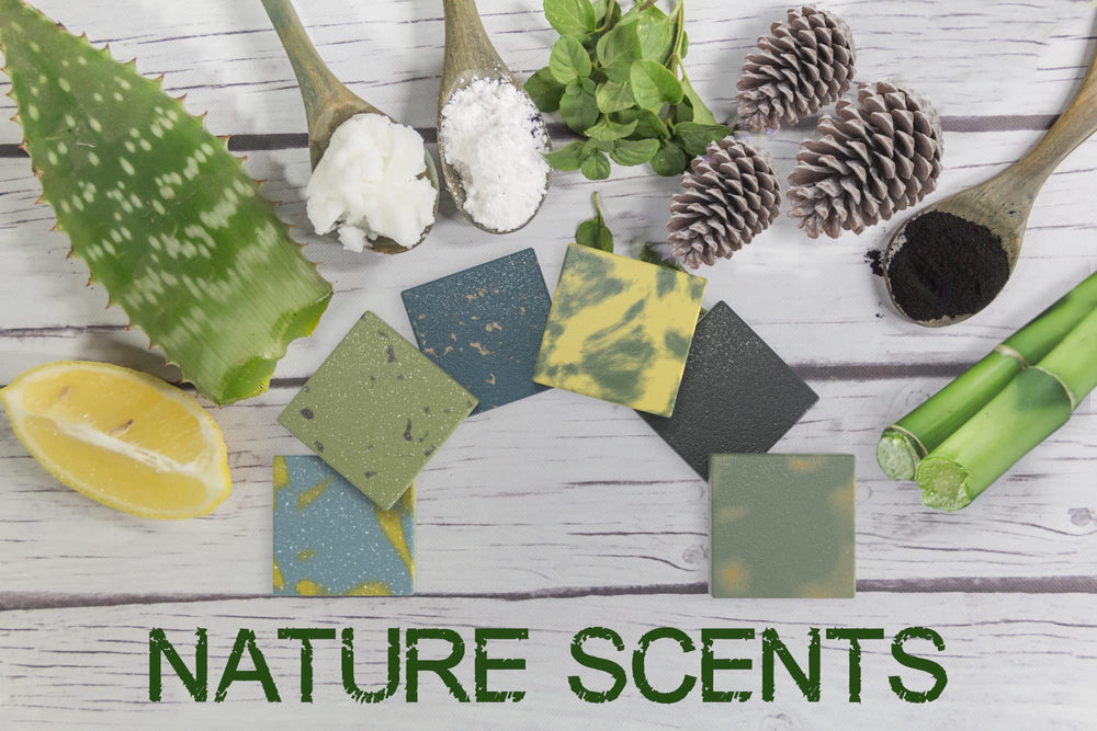 Natural American Elements Citrus Bamboo soap for fresh, citrusy masculine fragrance.