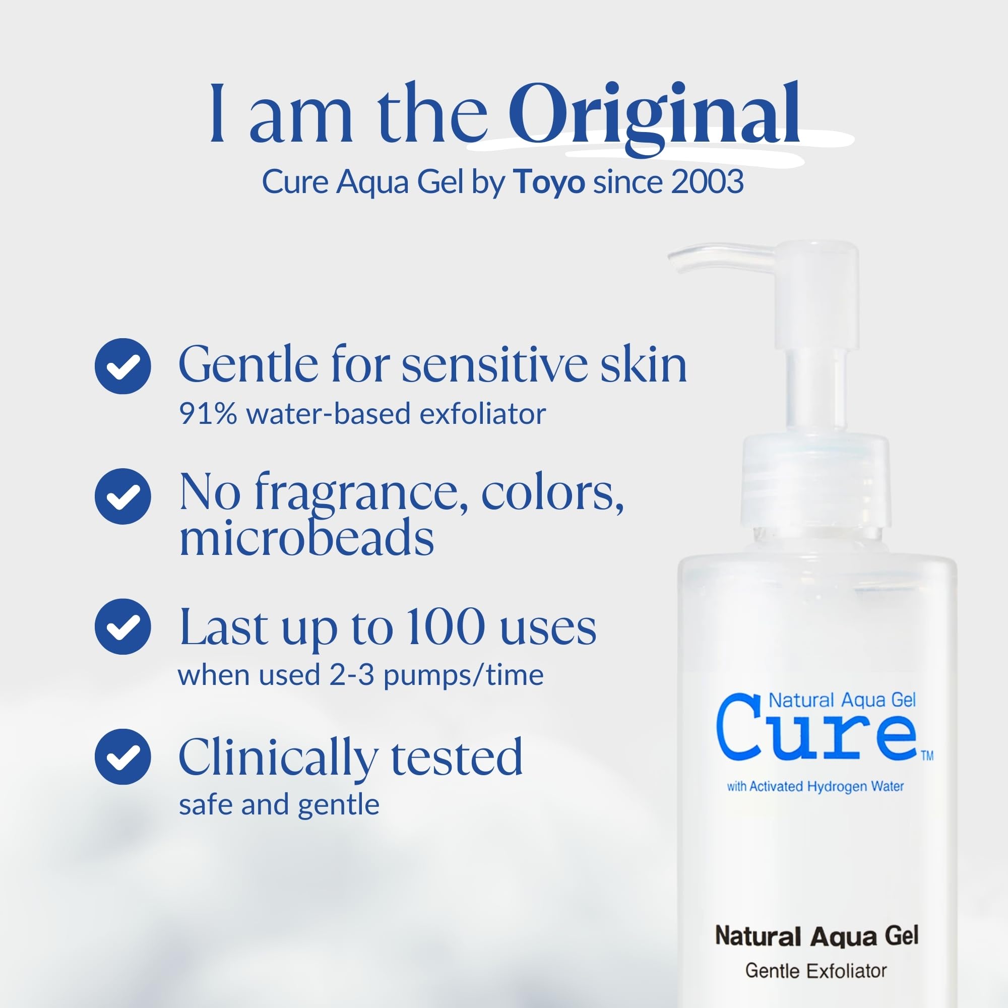 Natural Aqua Gel Cure production in Japan signifies quality.