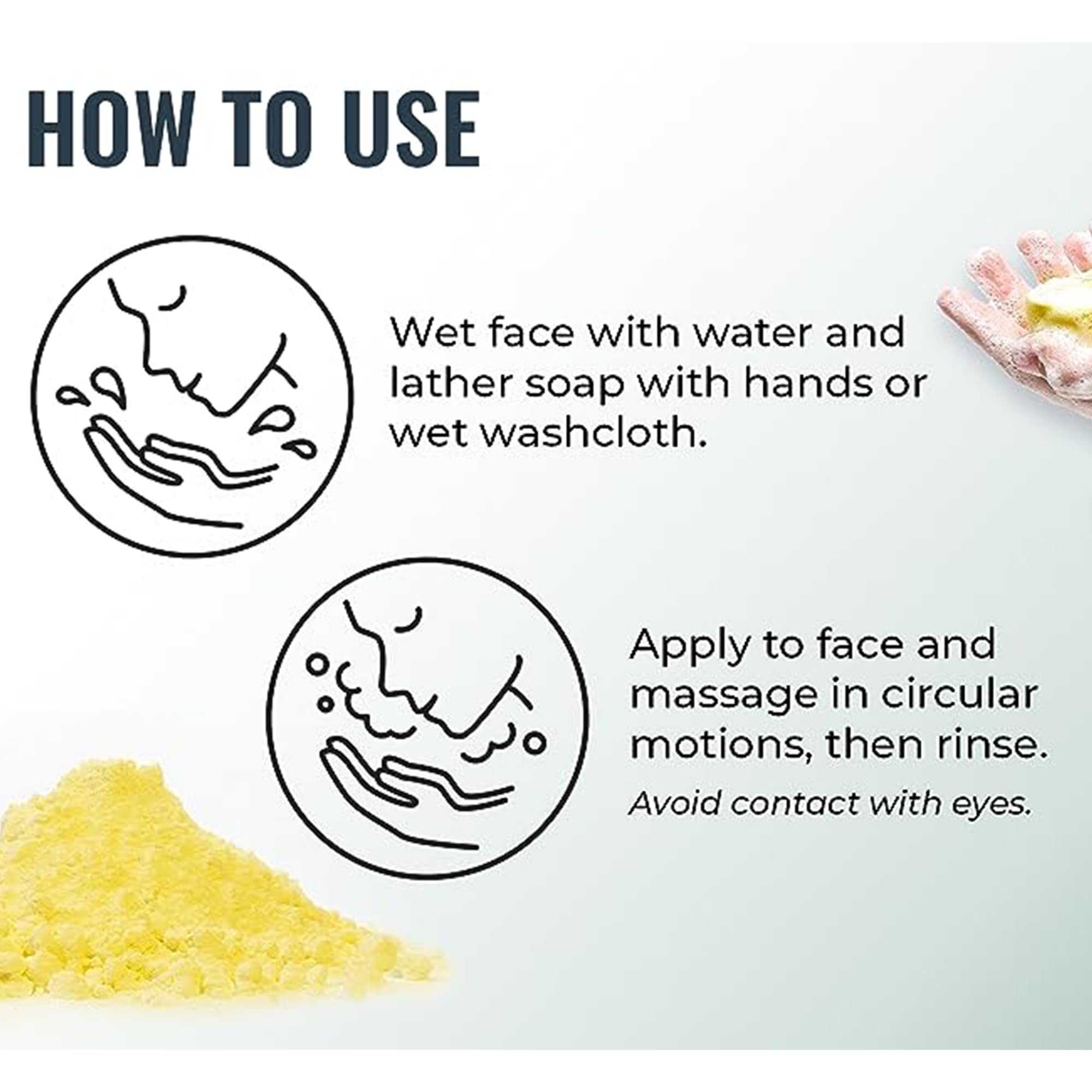 Natural Elephant face and body cleansing on skin