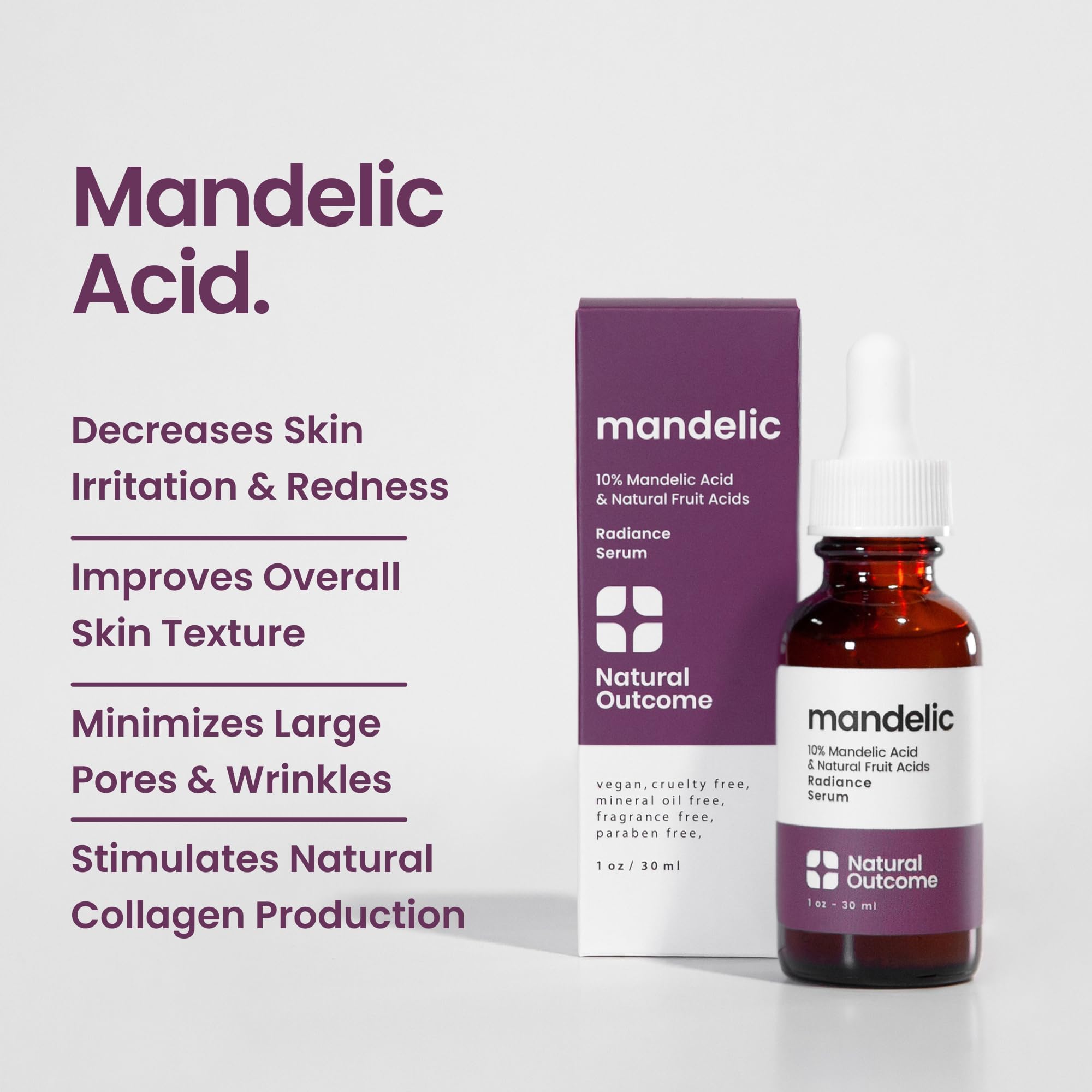 Natural Outcome Mandelico 10% – textura gel para absorción rápida