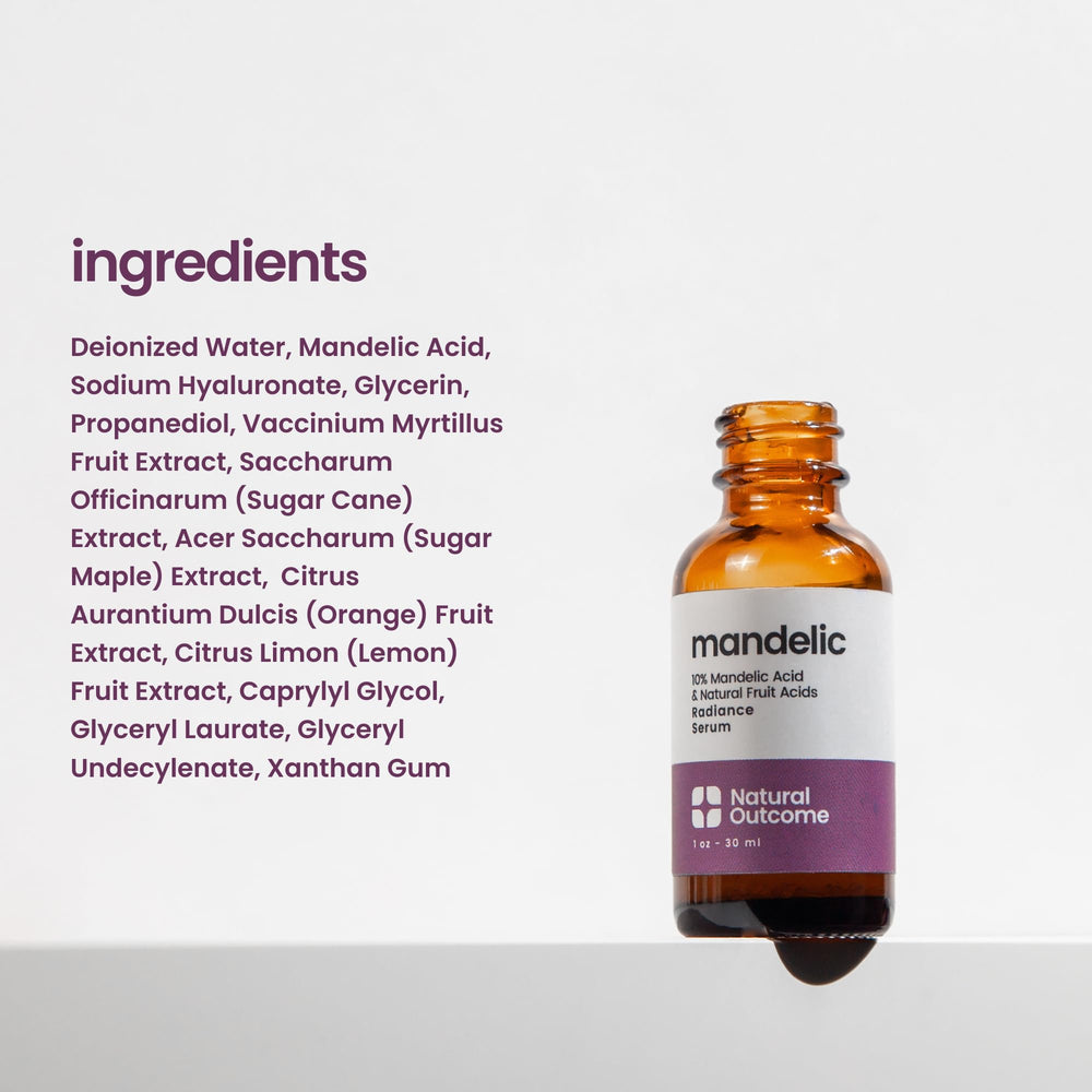 Natural Outcome Mandelico 10% – uso nocturno para resultados graduales