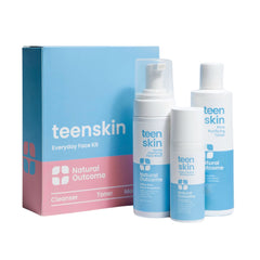 Natural Outcome Teen 3-Step Skin Care Kit for a simple daily routine.