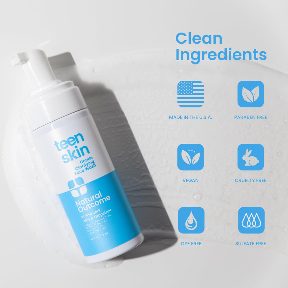 Natural Outcome ingredientes naturales visibles en primer plano para piel juvenil.