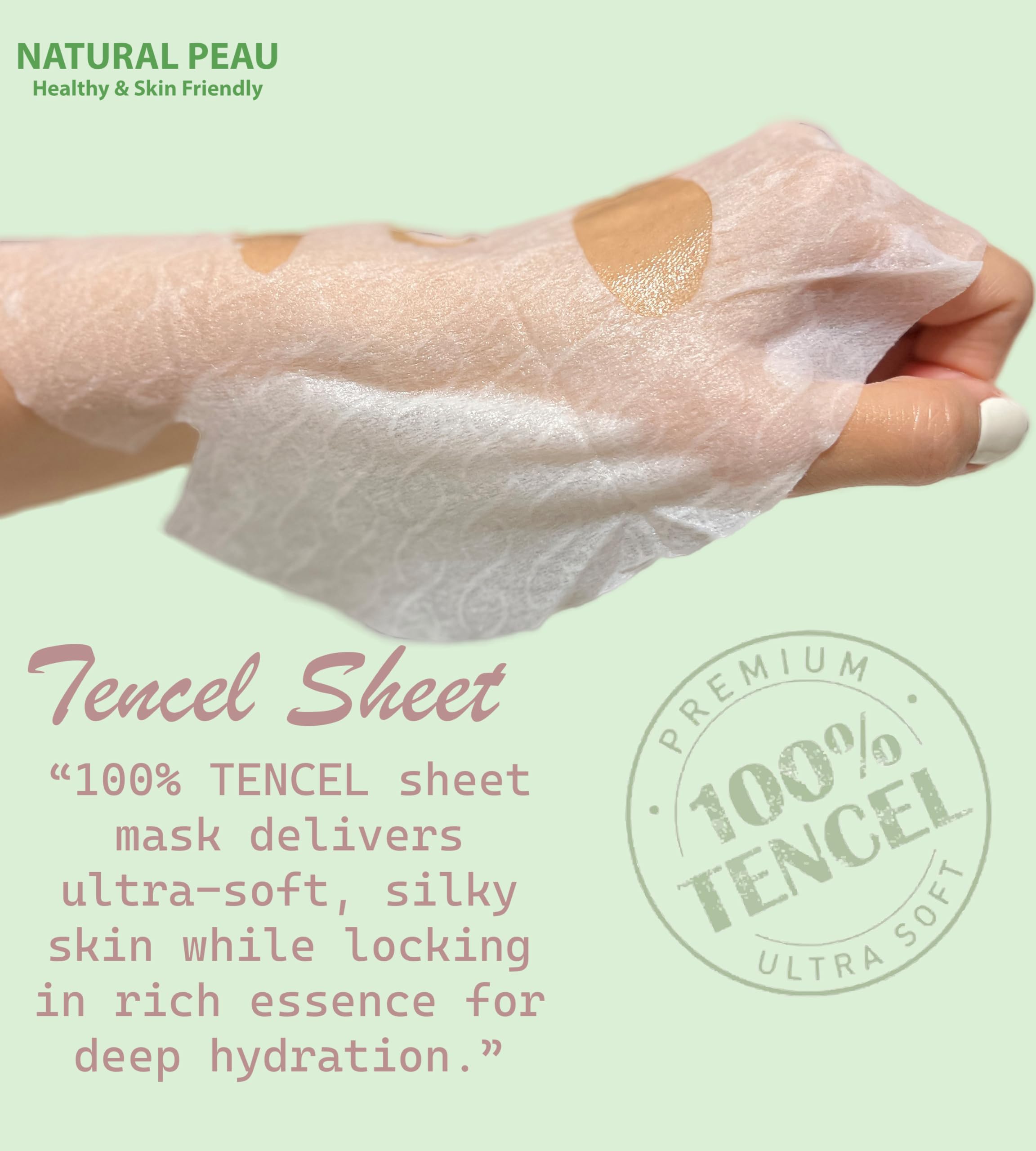 Natural Peau Coconut mask sheet for deep hydration