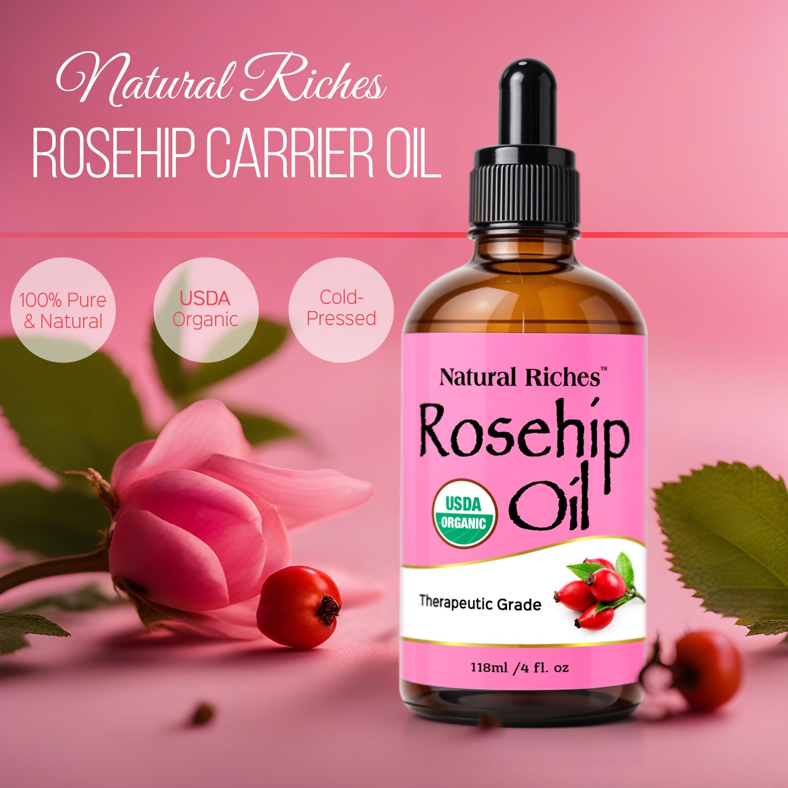 Natural Riches aceite rosa mosqueta con absorcion rapida para piel