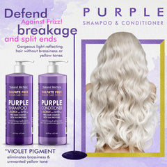 Natural Riches purple-conditioner bottle for silky, hydrated color-safe results