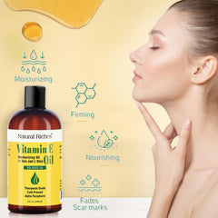 Natural Riches Aceite de Vitamina E: aplicación en rostro para cuidado suave de la piel