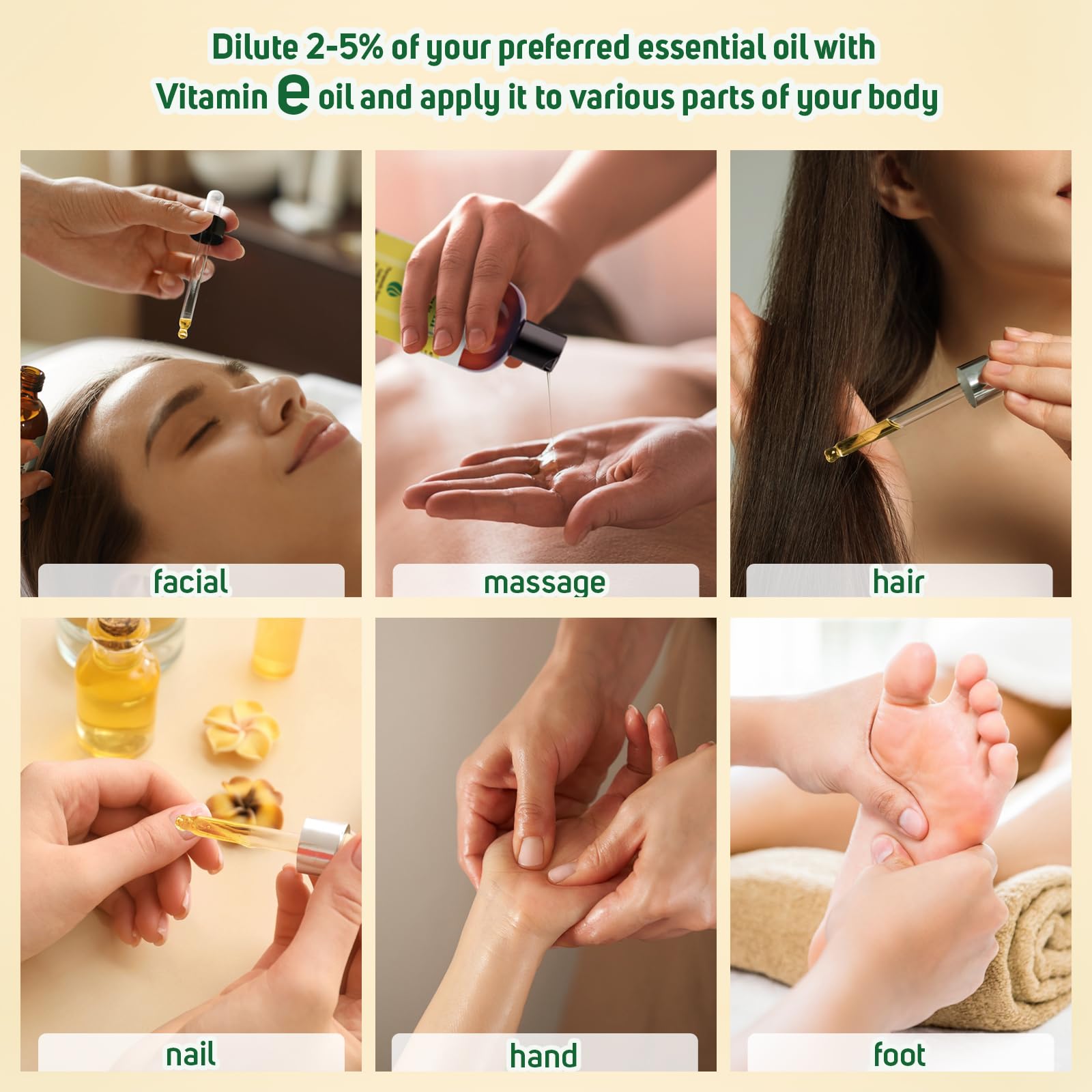 Natural Riches Aceite de Vitamina E: envase seguro y resistente para uso diario