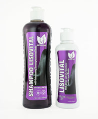 Natural Sant Liso Vital champú botella: control del frizz y brillo natural