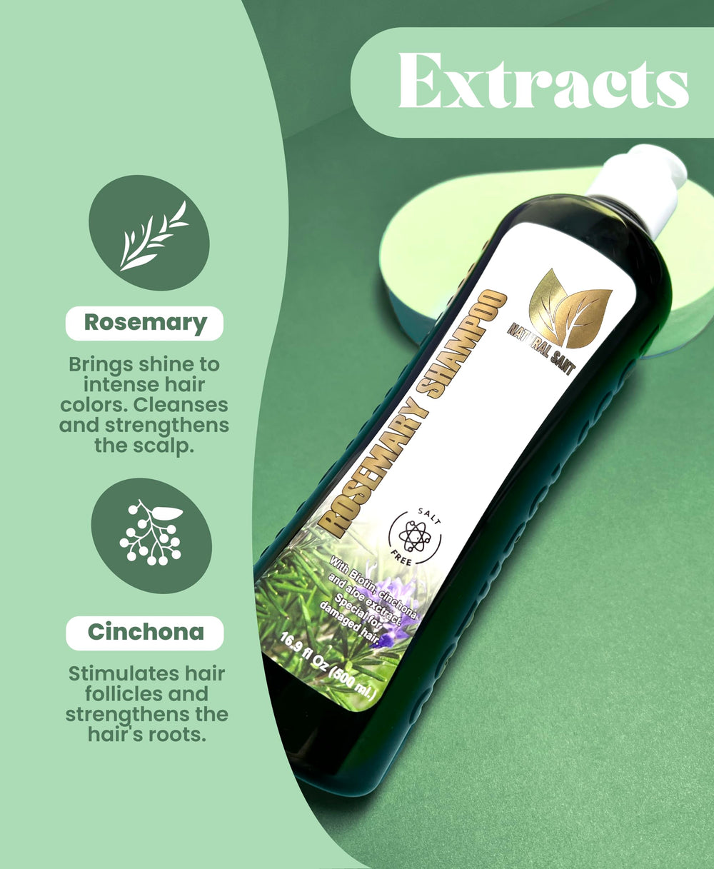 Natural Sant Rosemary & Cinchona Conditioner bottle front promising hydration for smoother, stronger-looking hair.