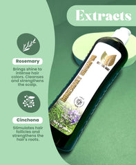 Natural Sant Rosemary & Cinchona Conditioner bottle front promising hydration for smoother, stronger-looking hair.