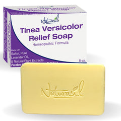 Naturasil Jabon Tinea Versicolor, barra de 5oz, ayuda a aliviar la decoloración cutánea