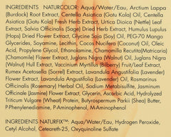 Naturcolor Burdock haircolor color-chart displays 31 blendable shades
