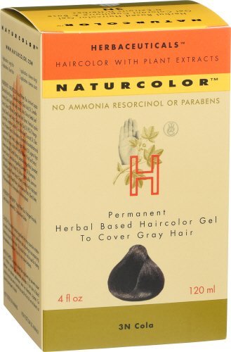 Naturcolor Cola color swatch demonstrates blended shade options.