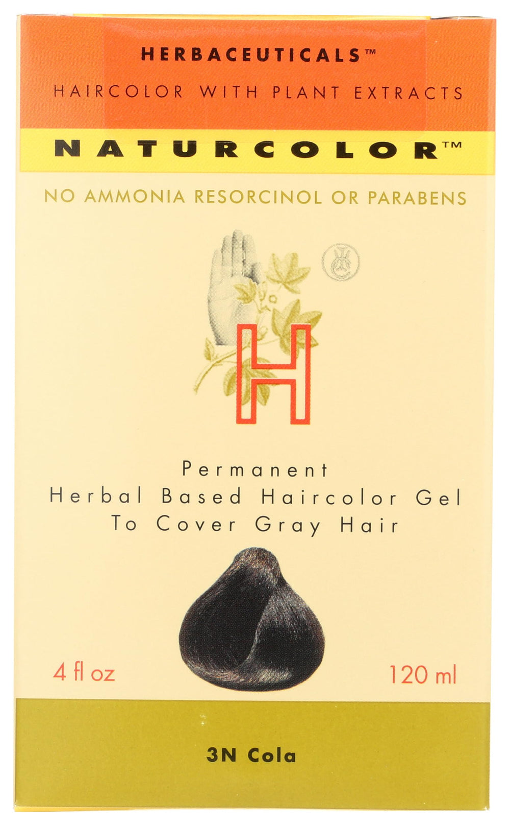 Naturcolor Cola jar shows an easy at-home color gel with natural tones.