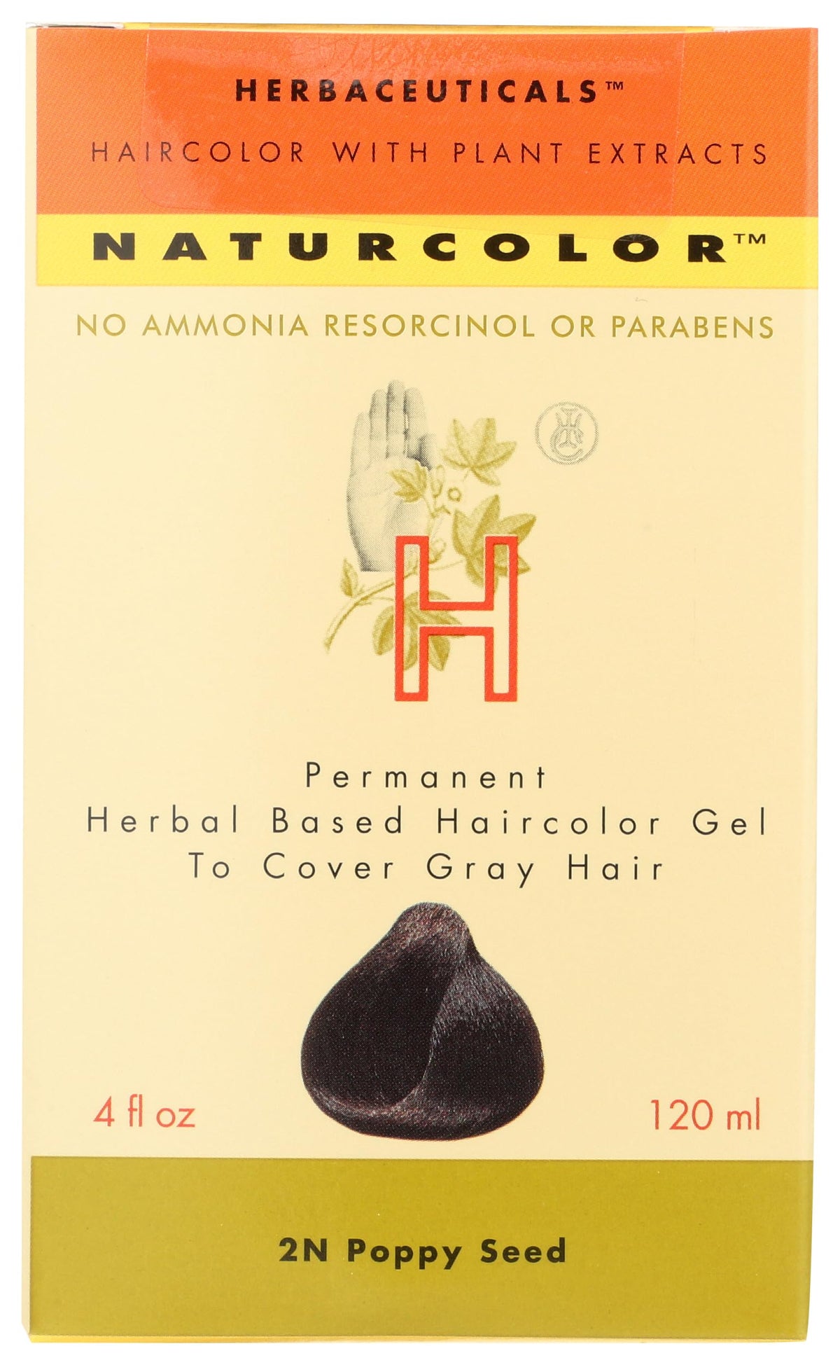 Naturcolor Poppy Seed Haircolor application demonstrates quick, even at-home results.
