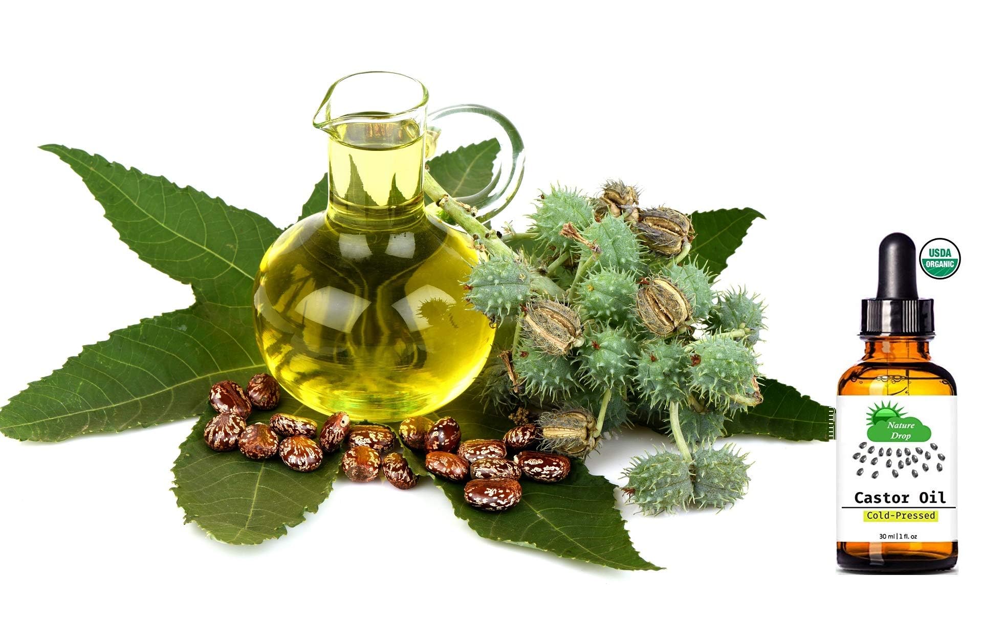 Nature Drop packaging keeps the oil fresh and protected from light.