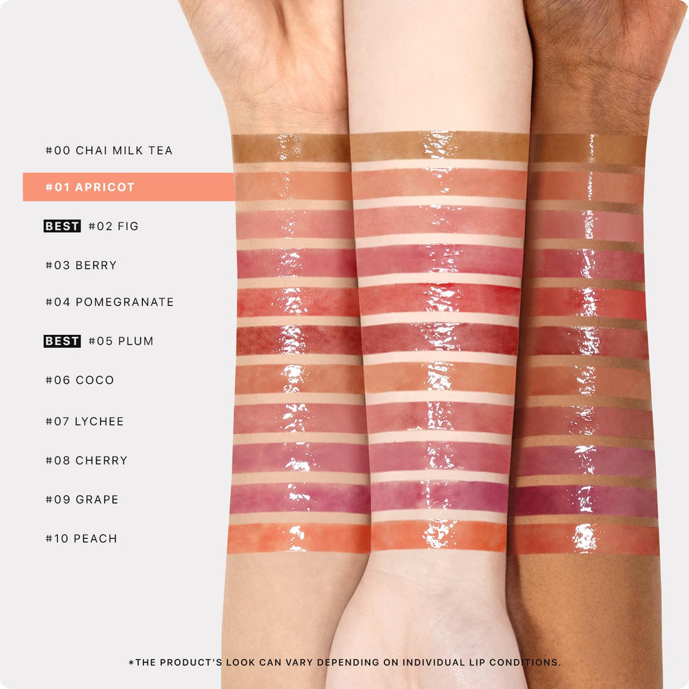 Nature Republic Brillo natural labial ofrece acabado luminoso sin pesadez.