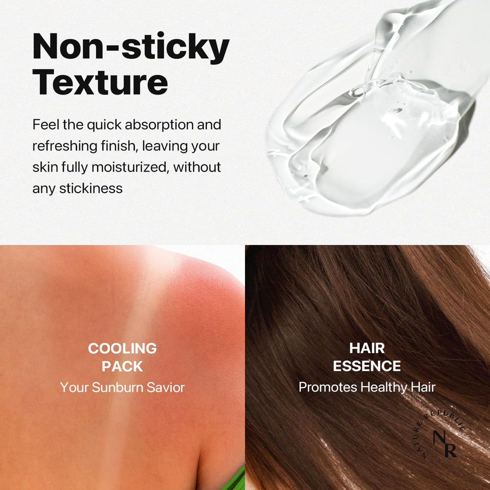 Nature Republic gel de aloe vera refrigerado para frescura instantánea