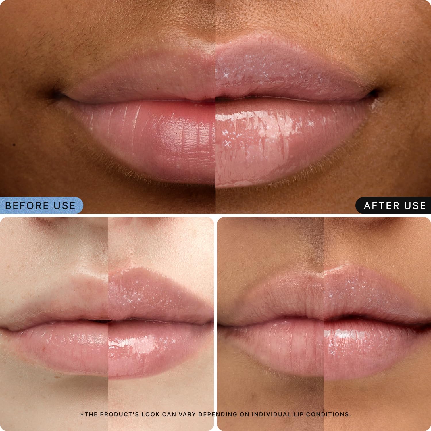 Nature Republic Honey Melting Lip Glitter aplicación higiénica gracias al aplicador deslizante.