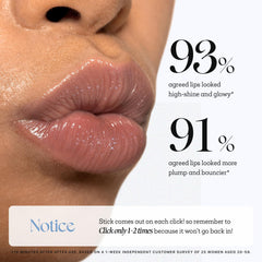 Nature Republic Honey Melting Lip Glitter cobertura clara con hidratación suave.