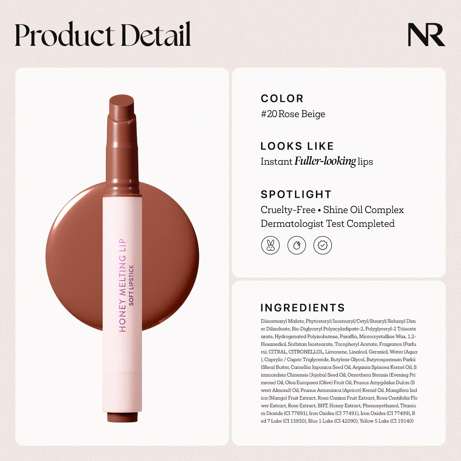 Nature Republic Labial Melting Cobertura Ligera: cobertura translúcida para color ligero.