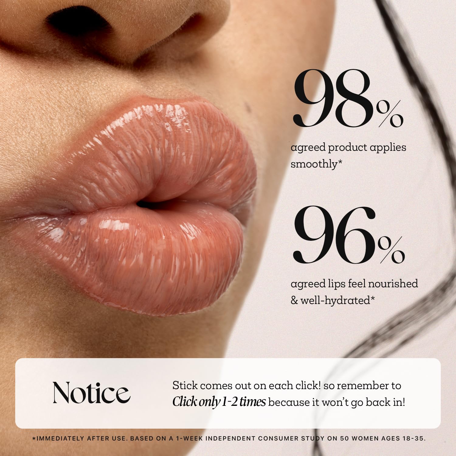 Nature Republic Labial Derretido de Miel 17 Rosa Beige: textura suave en primer plano