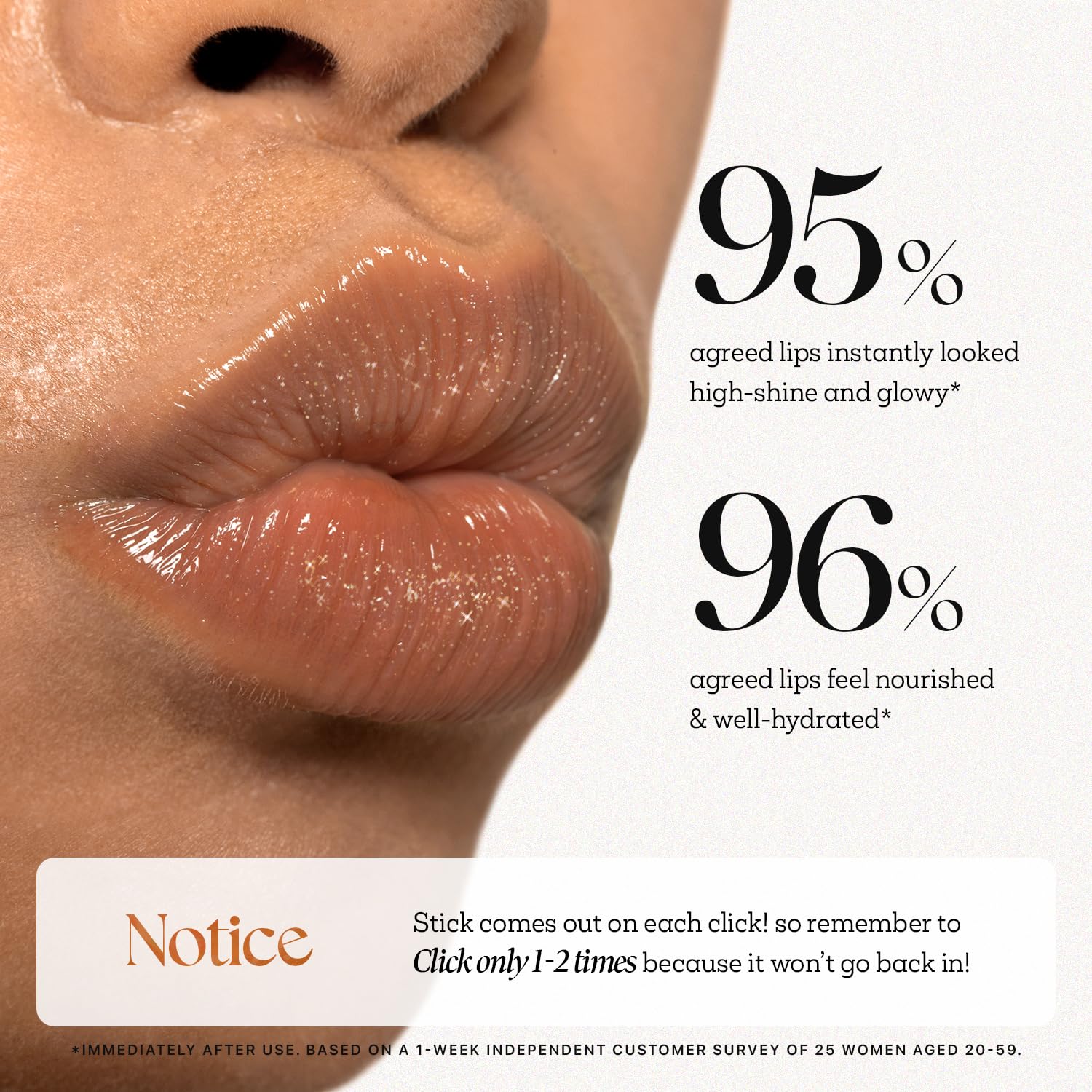 Nature Republic HONEY MELTING LIP GLITTER textura miel que desliza sin pesadez.