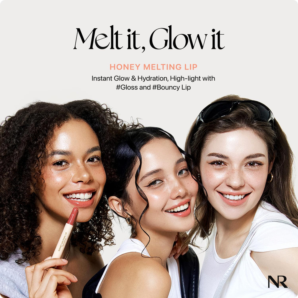 Nature Republic Presentación y cuidado práctico del labial miel-apricot.
