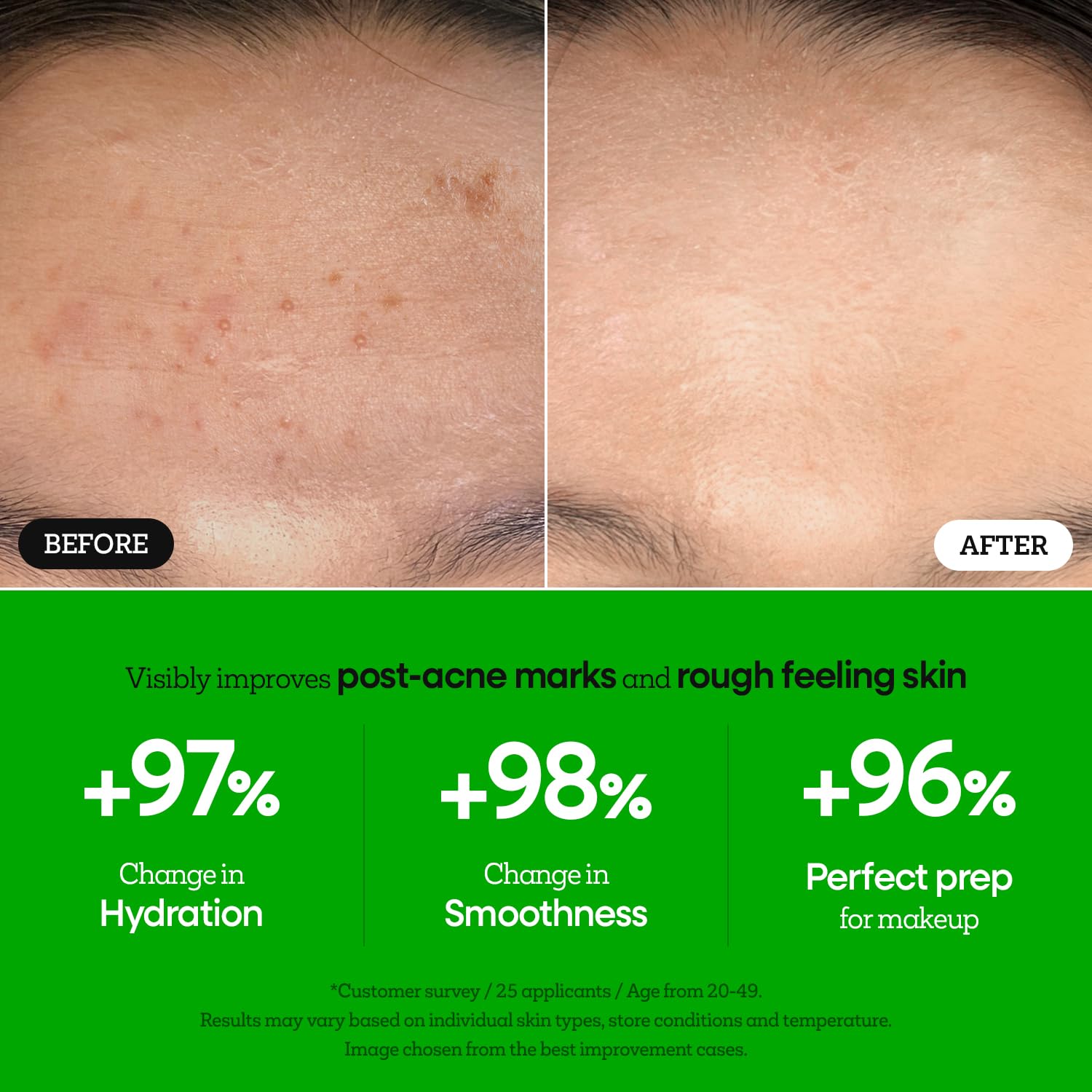 Nature Republic textura ligera que se absorbe rápido para piel suave.