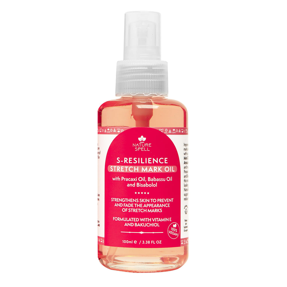 Nature Spell Aceite Estrias Botella: apoyo a la elasticidad de la piel.