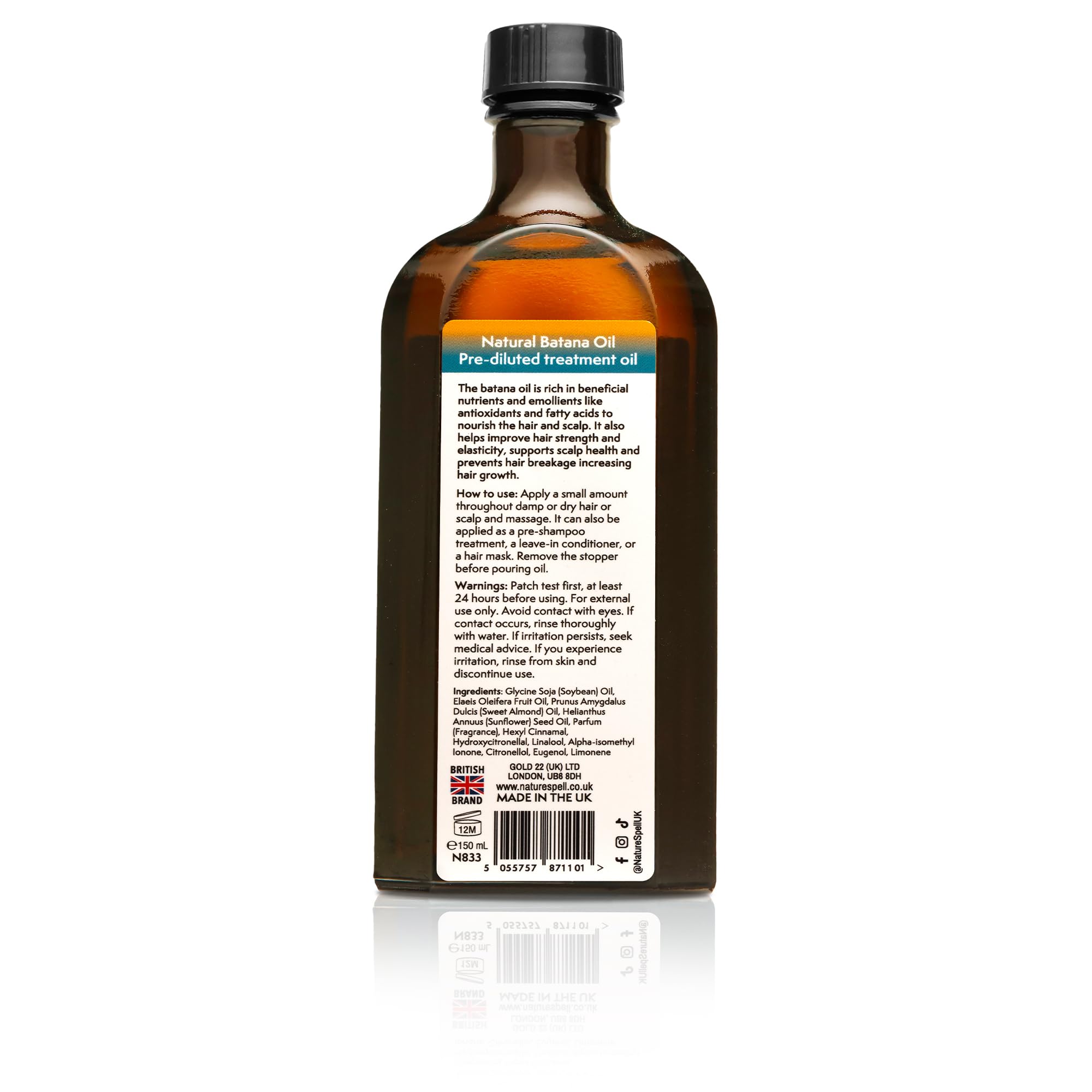 Nature Spell Batana: producto vegano y libre de crueldad, hecho en Reino Unido