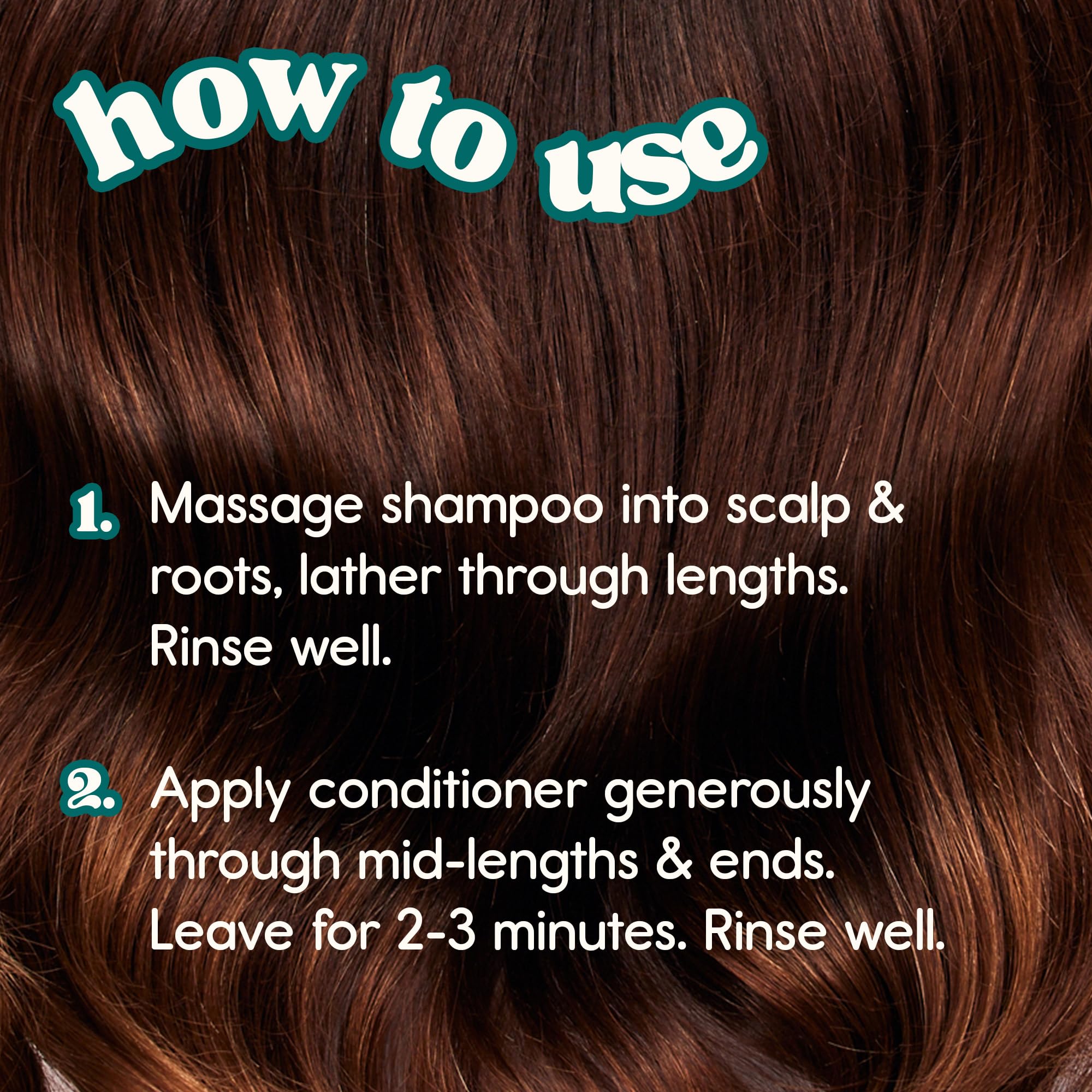 Nature Spell hair shine after wash on soft, manageable strands