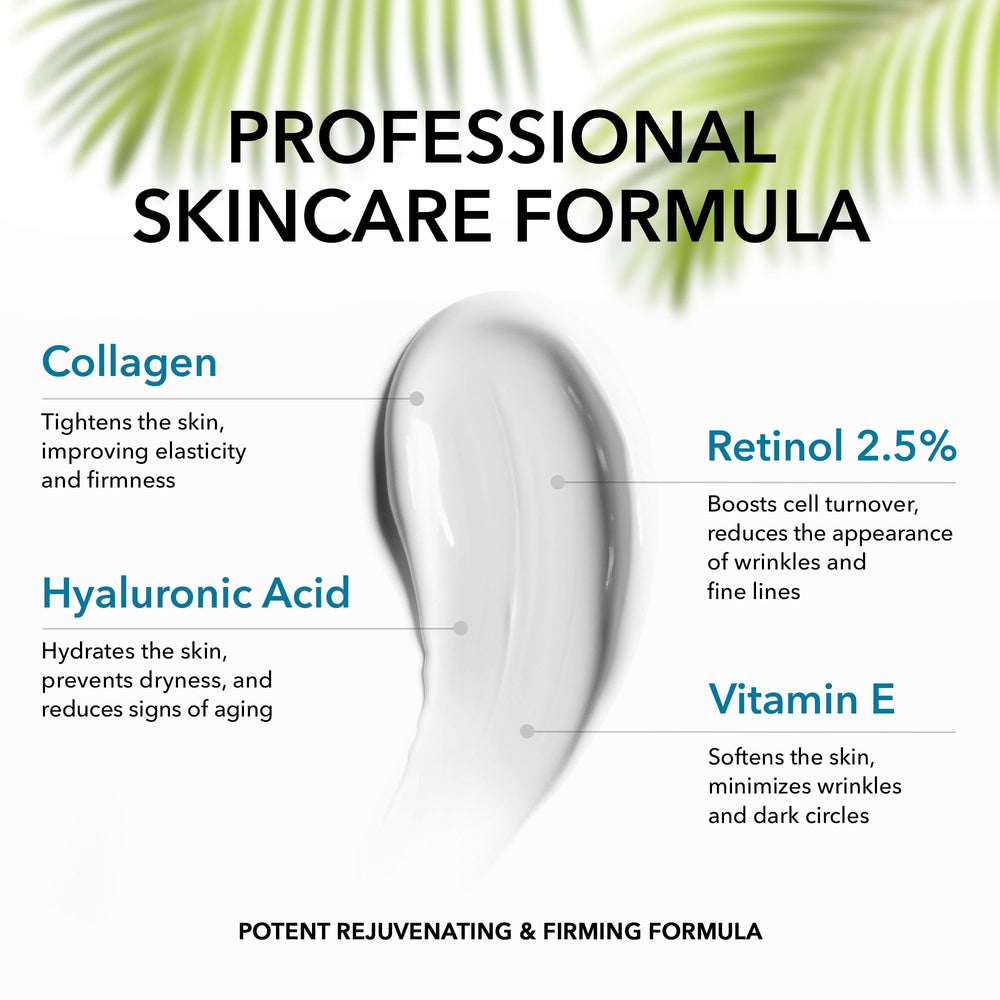 NATURE THEORY Crema colágeno-retinol-hialuronico con aloe para piel suave